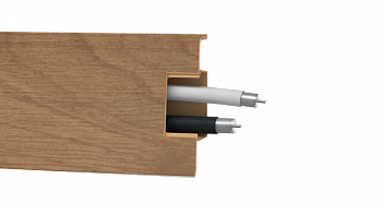 Плинтус ПВХ Arbiton - MACK 60 мм ДУБ АНТИЧНЫЙ 136 60х20х2500